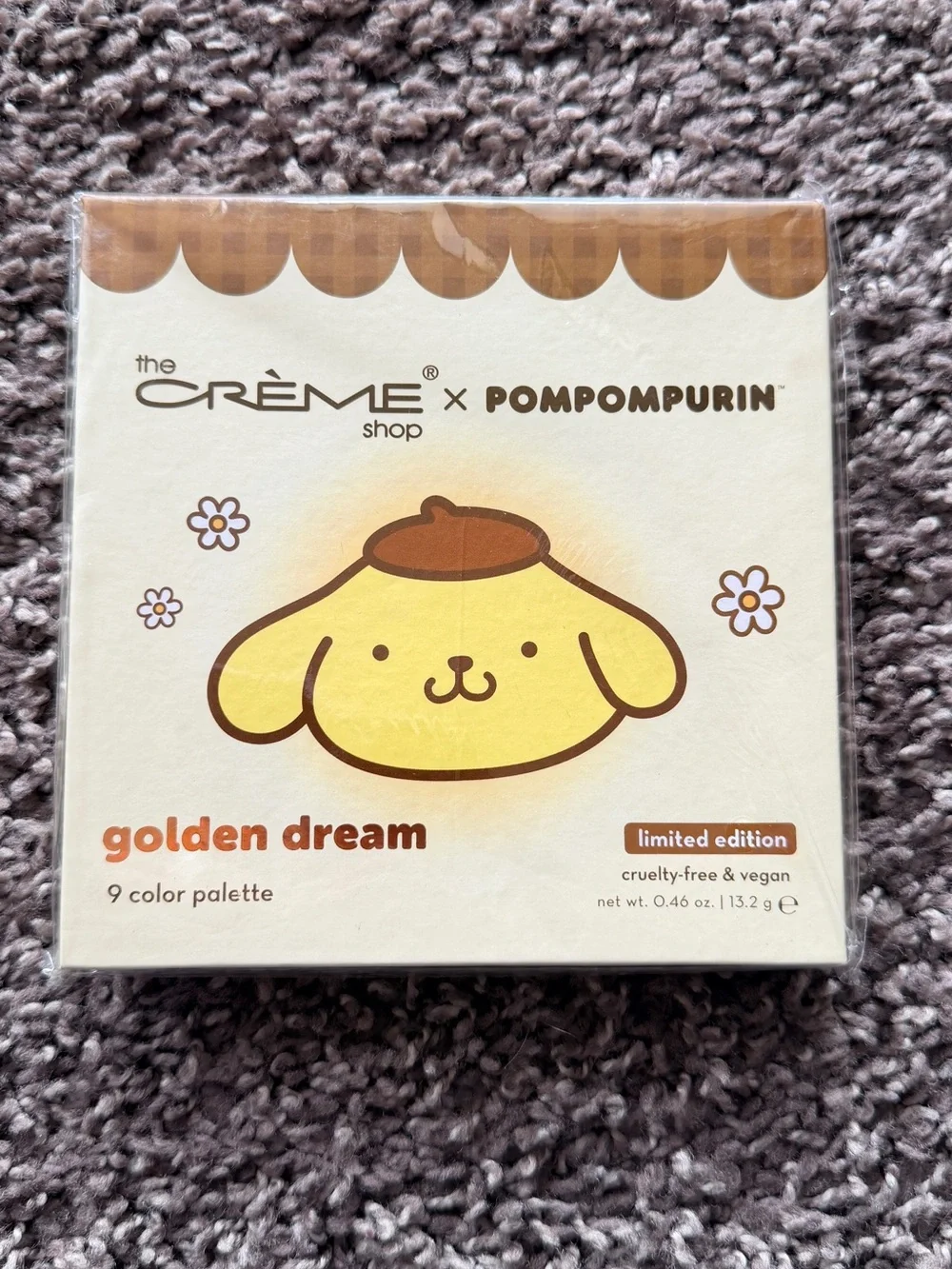 The Crème Shop x Pompompurin Golden Dream 9 Color Eyeshadow Palette